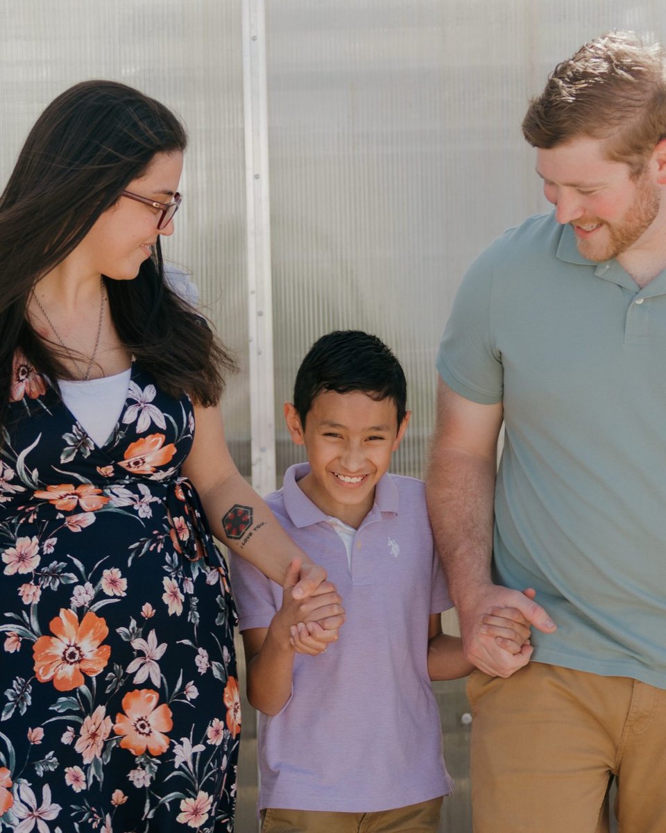 arrowcfm's tweet photo. Sometimes families who change a child's life never expected to become one. 💙 Read their story: https://t.co/octFvsm9Ub https://t.co/YS9podsfI5