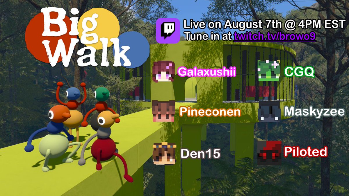 _browo9's tweet photo. 🚶I'M GOING ON THE BIGGEST WALK OF MY LIFE!! 🚶

Playing a Big Walk lobby with the oomfs this Friday! This game looks awesome. I'm excited, so all of you better pull up :) https://t.co/Vw13go2w3y