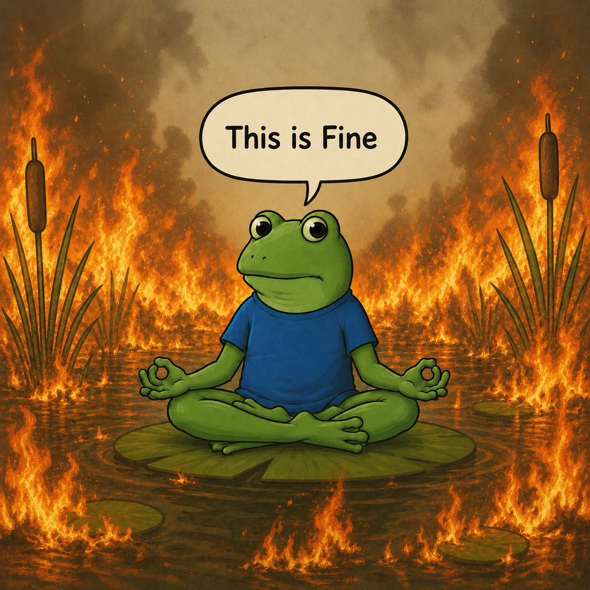 TheFrogeCoinSOL's tweet photo. @0xBiZzy OG froge community is still here bro 
Memes > stocks https://t.co/6MbNxLNkAy