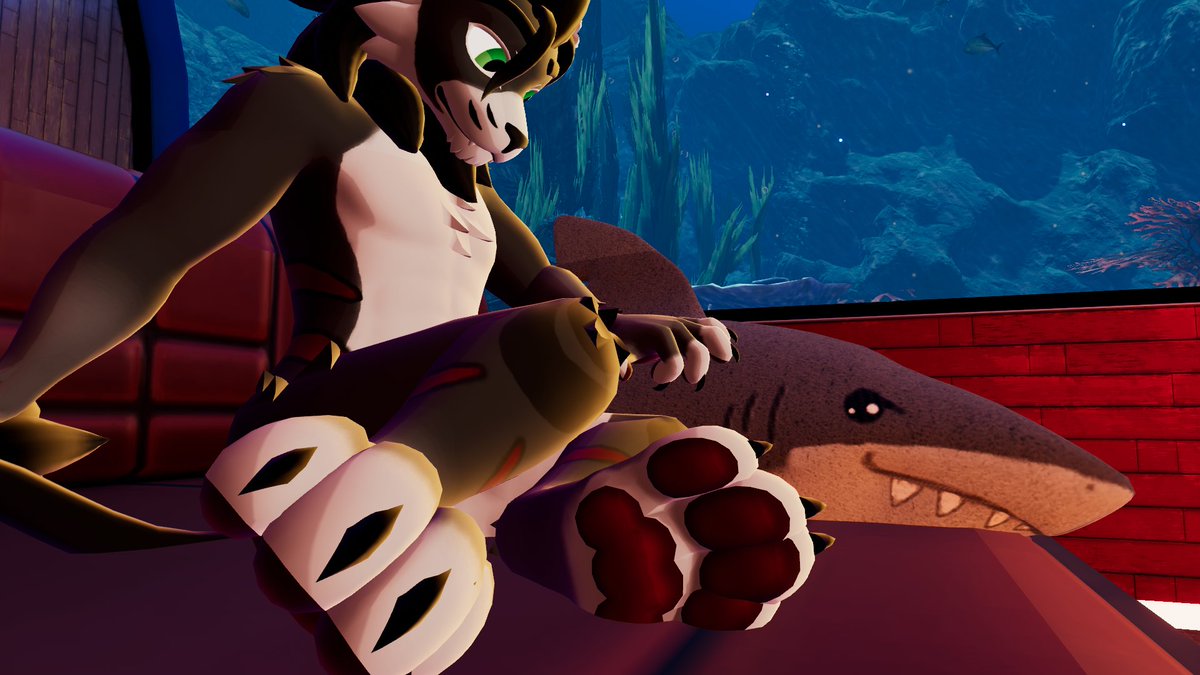 RuxLion's tweet photo. I need more plushies (or cuties) to cuddle with, like I do with Sharky

more Zomboid on: https://t.co/hjdHI8Twci

#furry #live #lion #projectzomboid #streamer #paw #vrchat https://t.co/wKilvi3RQW