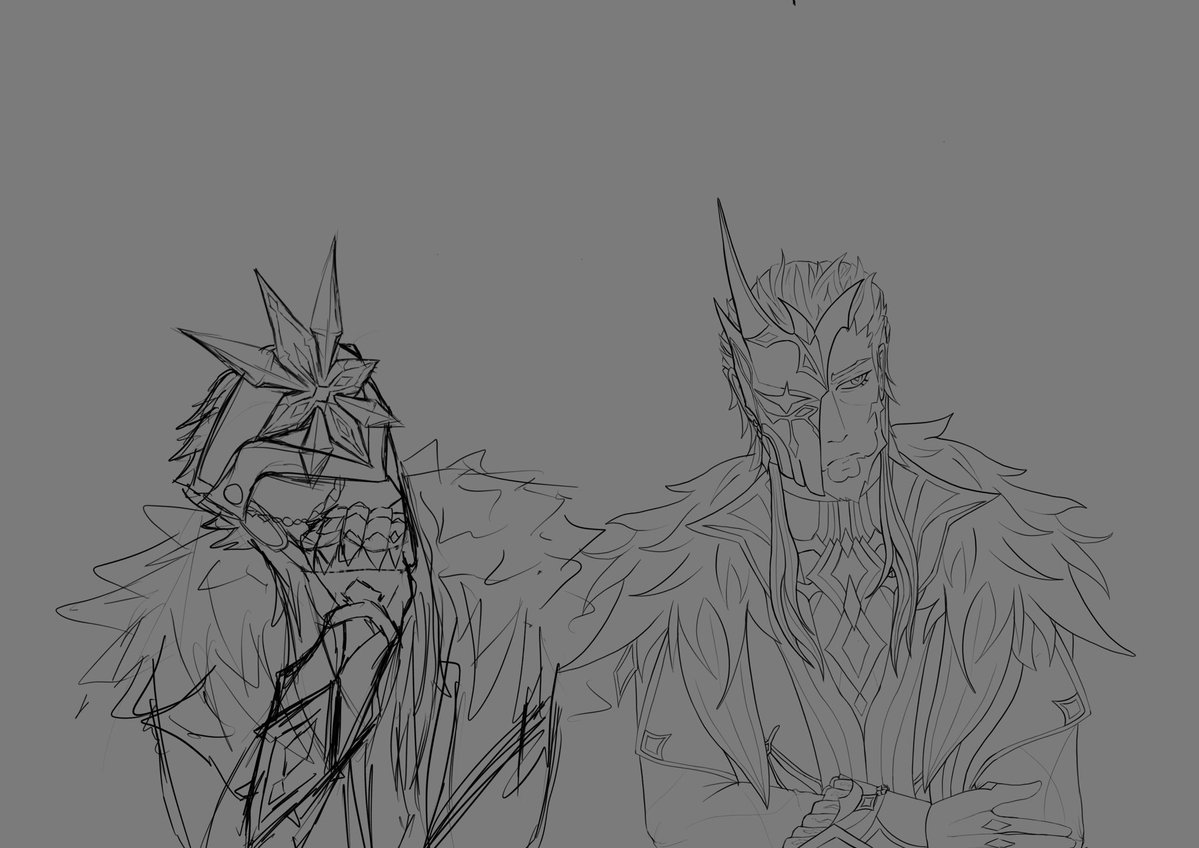 EDDWAR333's tweet photo. BWHAHAHAH im crying.. I LOST HALF OF MY ARTS AND WIPS AND I CANT EVEN FINISH MY #Capipie 🥹✌️💔 anyways this is the sketch of Capitano and the finished Pierro lineart. https://t.co/yncjOHqmDo