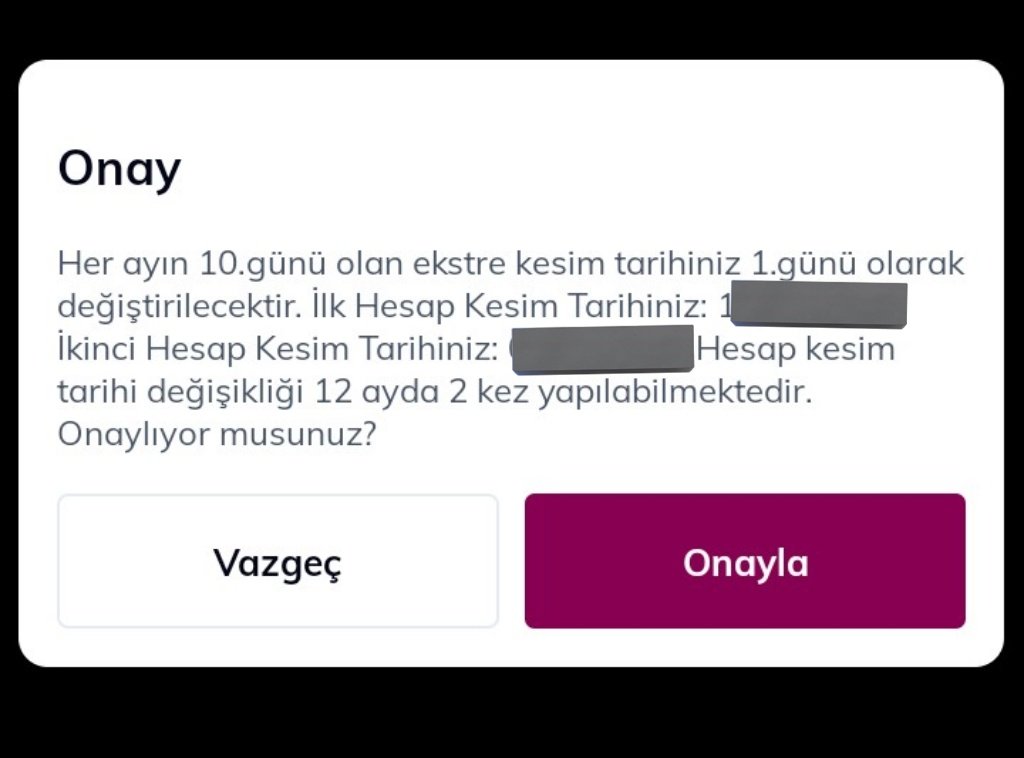 krediadam's tweet photo. Ziraat Bankası, Garanti, QNB ve Akbank kredi kartı esktrelerinizi %0 faizle 40 güne kadar nasıl öteleme yapabilirsiniz tek tek  anlatıyorum buyrun.

‼️ Beğeni ve RT yaparak yayılmasına yardımcı olursanız herkes öğrenir.

Ziraat Bankasının Nefes kampanyası ile 40 gün kadar öteleme yapabilirsiniz.

📌Özelliklerine kısaca bakalım.

✅️ Kart borcunun %50 sini yatiracaksiniz.
✅️ Kalan tutar bir sonraki ekstrenize faizsiz yansıyor.
✅️ 1 takvim içerisinde en fazla 2 kere yapabilirsiniz ancak 2 ay üst üste yapamazsınız.
✅️ Sadece Bankkart’lar bu özellikten faydalanabiliyor. Diğer kartlar geçersizdir.

Garanti Bankası kredi kartı Ekstre Öteleme için sırasıyla

✅️ Kart ayarları
✅️ Limit/ödeme bilgileri
✅️ Ödeme bilgileri değişiklik
✅️ Ödeme haftası
✅️ Ekstre haftası seçip onayladığınızda olacaktır. (Ekstre tarihlerini dikkatli seçim)

Akbank kredi kartı Ekstre Öteleme için sırasıyla 

✅️ Kartlar
✅️ 3 nokta (...) olan yere tıklayın
✅️ Kart ayarları
✅️ Ekstre tercihleri
✅️ Son ödeme tarihi değişiklikleri seçip onayladığınızda olacaktır. (Ekstre tarihlerini dikkatli seçim)

Bazı bankalar, taksitli Nakit avans çektiyseniz erteleme, öteleme yapmayabiliyor bilginize.

Bu tarz bilgileri kaçırmamak için takip edin.

(Reklam, tanıtım ve işbirliği degildir)