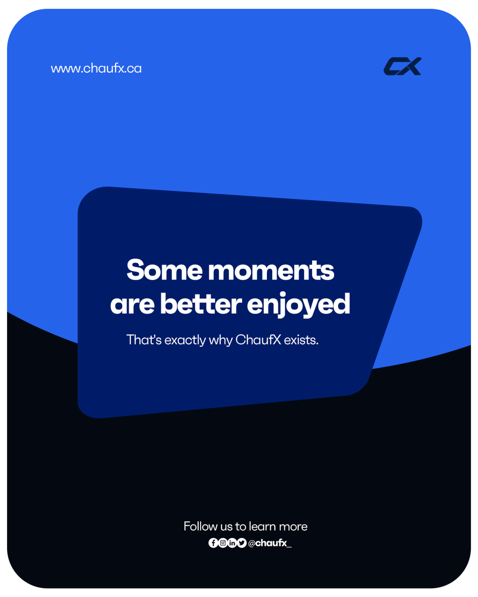 ChaufX_'s tweet photo. ChaufX connects you with professional, vetted drivers who take the wheel when life gets busy from airport trips, business travel, events, to long drives across the Greater Toronto Area.

Your car. Your comfort. Our driver.

#ChaufX #GTA #PersonalDriver https://t.co/5kcQmOMvU8