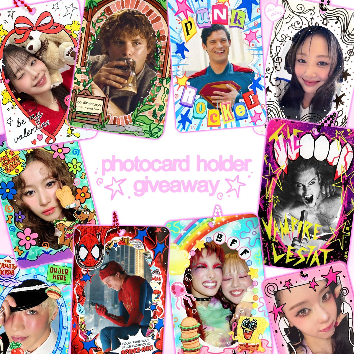 lw_pins's tweet photo. acrylic photocard holder giveaway ᯓ★

- follow @lw_pins 
- like &amp; RT
- 3 winners / open worldwide! https://t.co/Jxp9Fe4d9Y