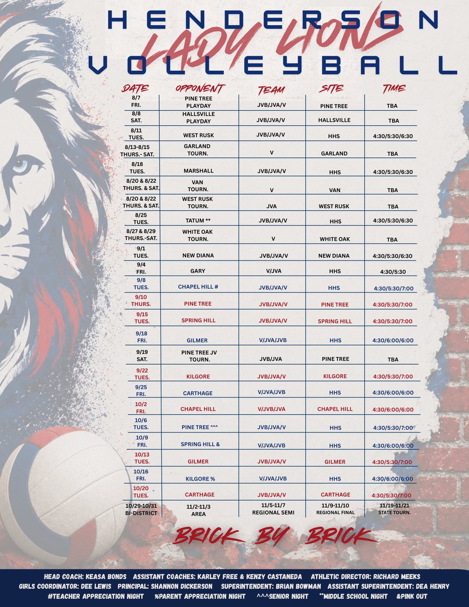 athletics_lion's tweet photo. Our fall season is officially here!

Be sure to to catch our Lions and Lady Lions in action this fall. 

See the schedules below!
👇👇👇👇👇👇 https://t.co/XfVV9pLbhj