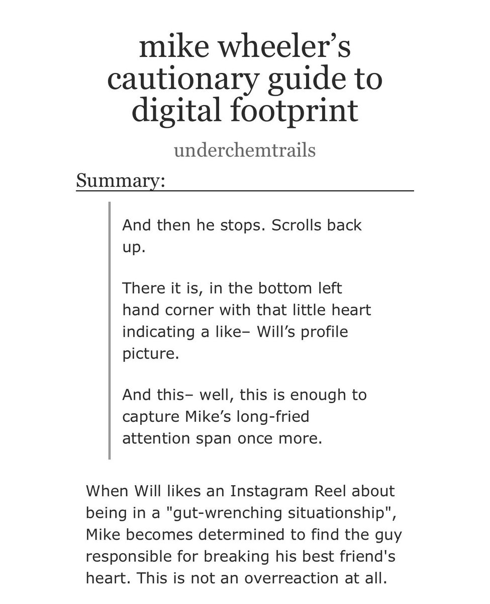 underchxmtrails's tweet photo. you all want to read my new oneshot… you want to read my new oneshot soooo bad… https://t.co/Svts3IPjAD