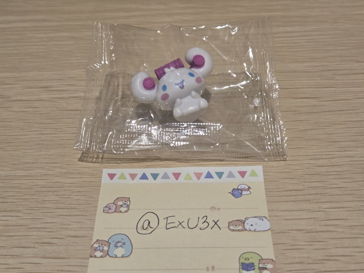 ExU3x's tweet photo. サンリオキャラクターズ
くるくるヘアカーラーフィギュア 交換 ガチャ

【譲】シナモン

【求】異種
ペックル(ぬいぐるみといっしょ2)
ポチャッコ(しょくぱんず)
プリン(きらきらこんぺいとうチャーム/しょくぱんず/なかよしドロップチャーム)

都内手渡しor郵送
もし合えばよろしくお願いいたします🙇‍♀️ https://t.co/DliiYvCb2j