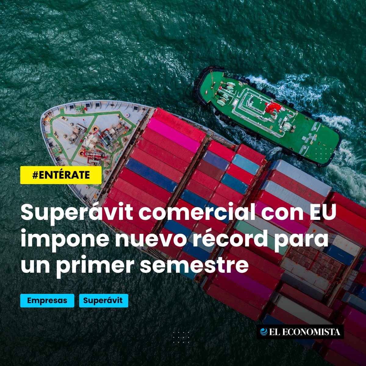 eleconomista's tweet photo. 👀 Que no se te pase | Nuestro país se consolidó como el principal socio comercial del vecino del norte, con niveles históricos tanto en sus exportaciones, como en sus importaciones. 🇲🇽 https://t.co/XPDhxFAxrY https://t.co/QY8g3R3UQ7