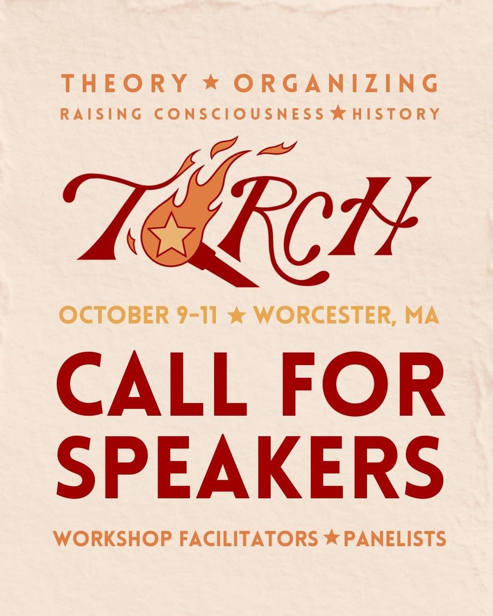 TWVnewsletter's tweet photo. Total Woman Victory is seeking workshop facilitators and panelists for our upcoming TORCH feminist conference. This can include your personal research projects, groups focused on community organizing, and feminist collectives. Through theory-building, getting organized, consciousness-raising, and historicizing contradictions, the TORCH feminist conference aims to revive the foundational practices that once forged durable feminist movements. You can apply to be a speaker here: https://t.co/7l5xO0ay9p.

You can also find the form on our website at https://t.co/L4ela2pesy.