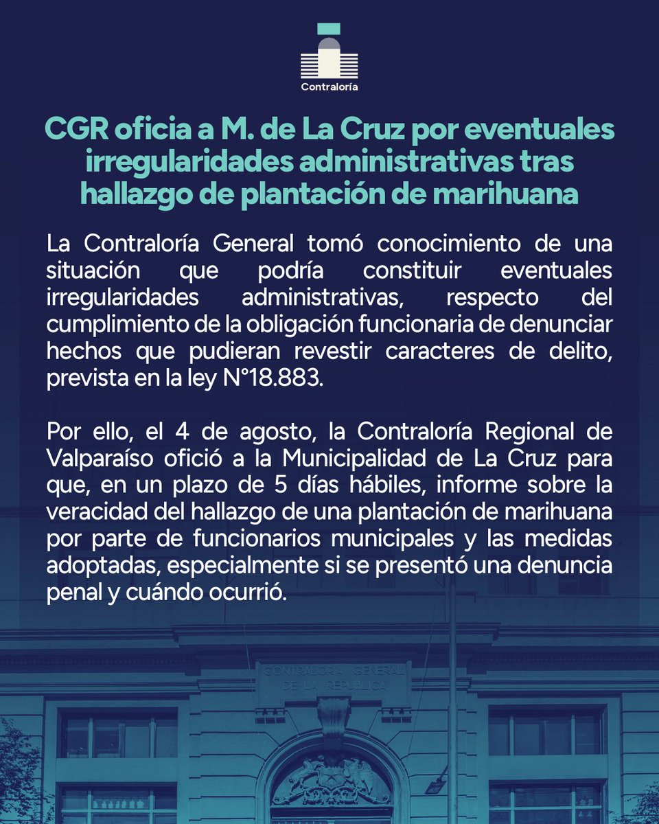 Contraloriacl tweet picture