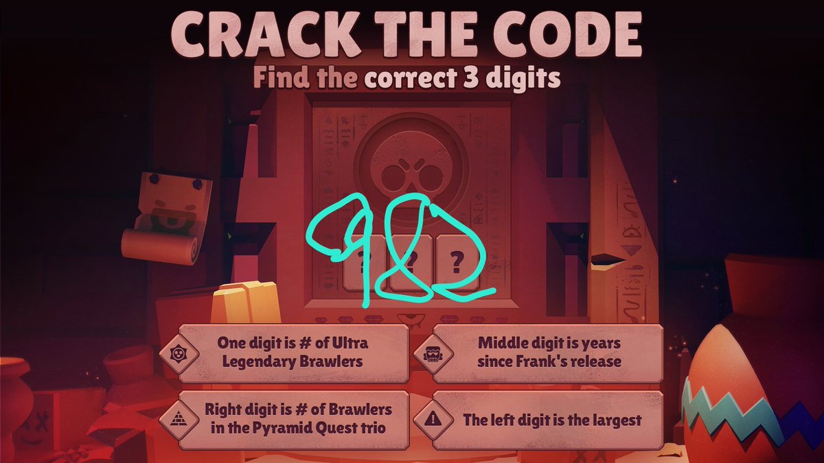 RandomWorks3's tweet photo. @BrawlStars #BrawlStars #EscapePyramidQuest https://t.co/dzQpOoBjE0