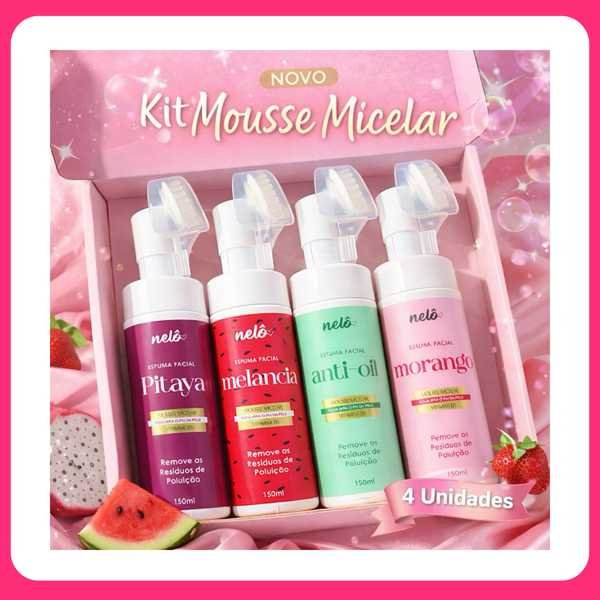 precodeamiga's tweet photo. 🛍️ Kit 4 Mousse Facial Micelar de Limpeza 150ml - Morango, Melancia, Anti-oil e Pitaya

De R$ 89,00
💥 Por R$ 44,40

🛒 Compre aqui 👉 https://t.co/adftyfZKJS

⚠️ *Promoção sujeita à alteração de preço e estoque do site* https://t.co/CWI83ohO2E