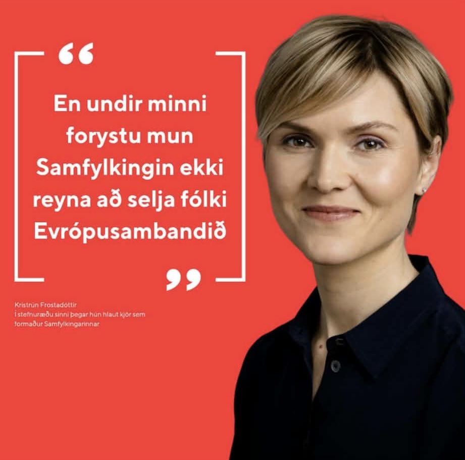 gudmegill's tweet photo. Hver er þá að stýra Samfylkingunni núna? https://t.co/1bX8axfhn3