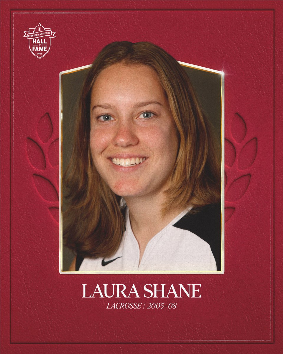 StanfordWLax's tweet photo. LAURA IS HALL OF FAME BOUND!🚨🥍

3x All-American
3x Tewaaraton Award Watch List
3x MPSF Champion

Laura Shane (2005-08) becomes our first-ever inductee into the Stanford Athletics Hall of Fame!

🔗: https://t.co/JI1CgIqobX

#GoStanford x #Together https://t.co/49RSZEhWBS