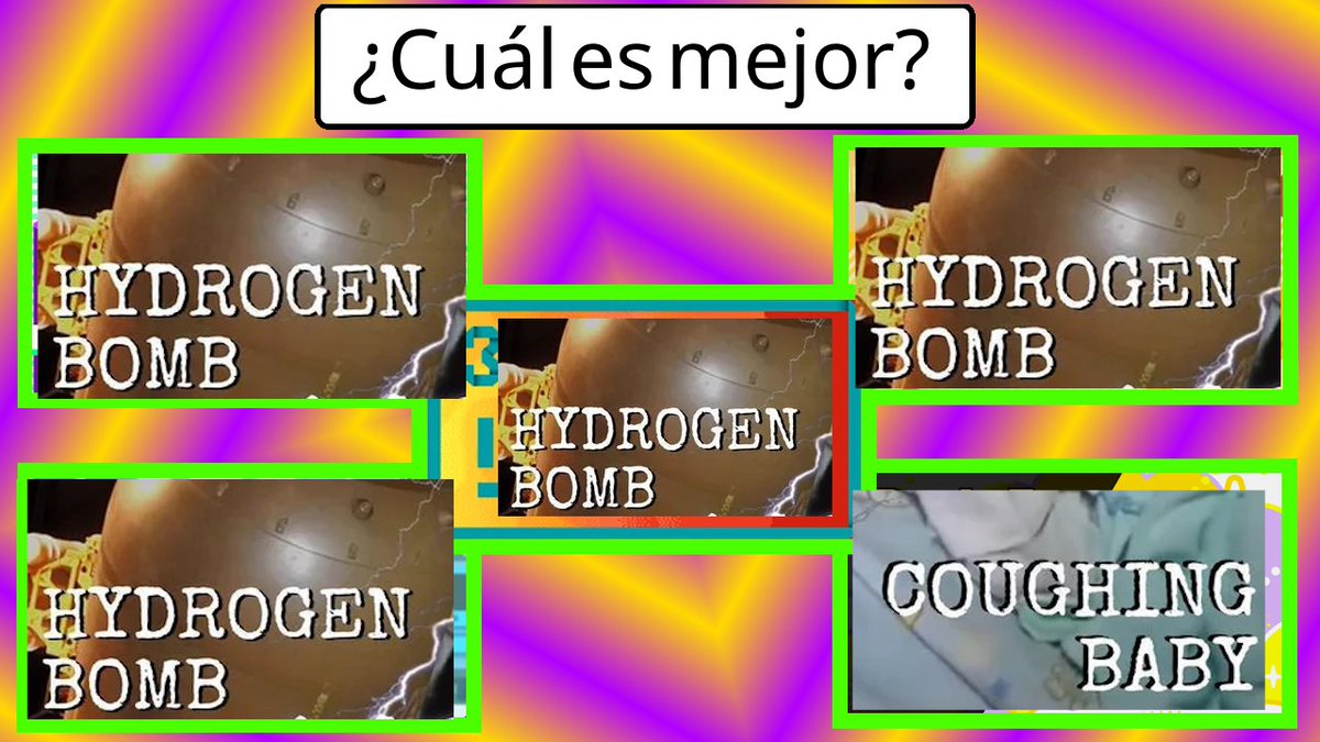 LigadelRitmo's tweet photo. Hoy seguiremos debatiendo en directo cuáles son los mejores remixes de cada juego. Edición 4 hydrogen bombs vs 1 coughing baby https://t.co/x4NO8Sw96L