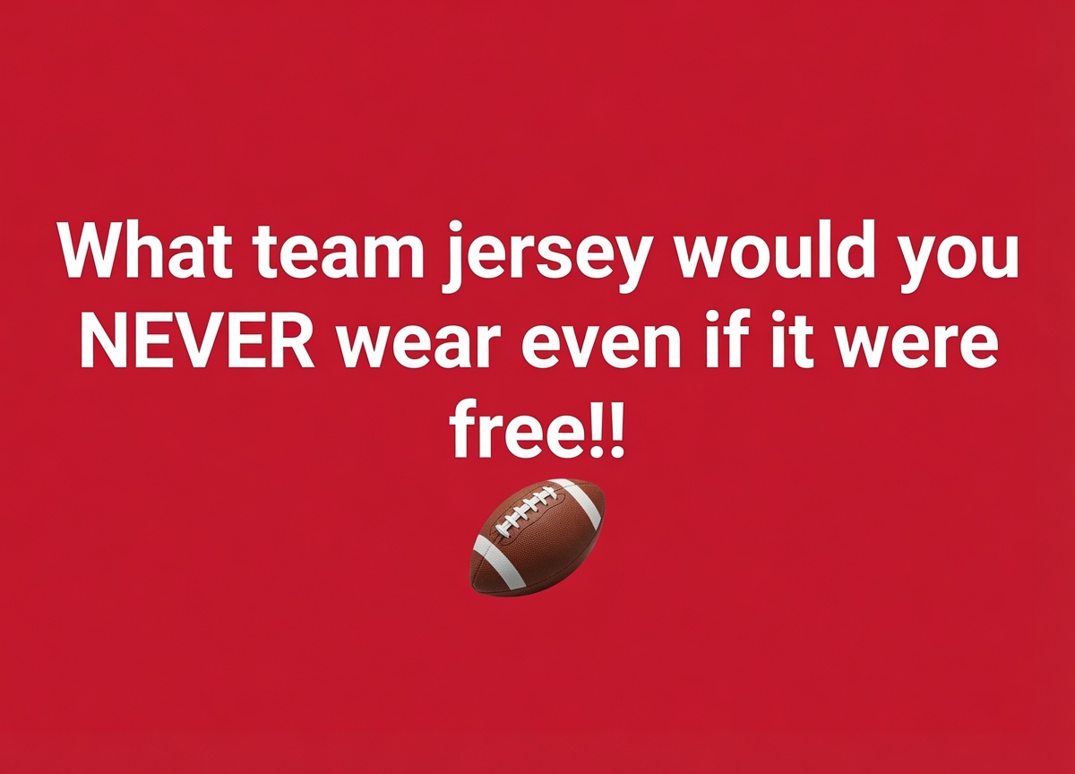 braves2430's tweet photo. What team jersey College or NFL would you never put On?💥 https://t.co/MrMDtC05av