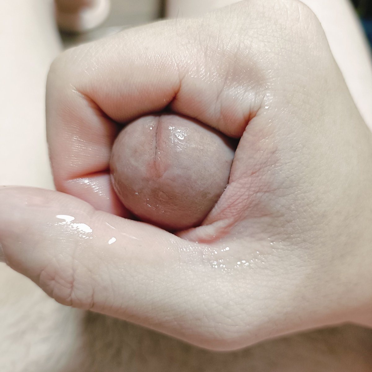 500nit's tweet photo. 亀頭ゴシゴシ https://t.co/s9OospMtMb