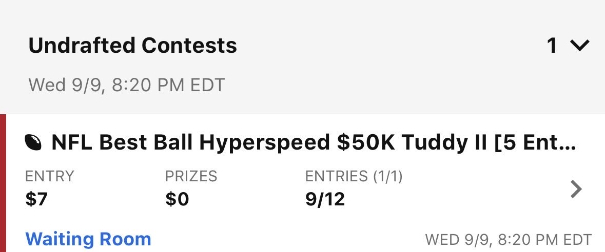 AkaClarkKent22's tweet photo. Need 3 more! #draftkings https://t.co/g0Z473jmTk