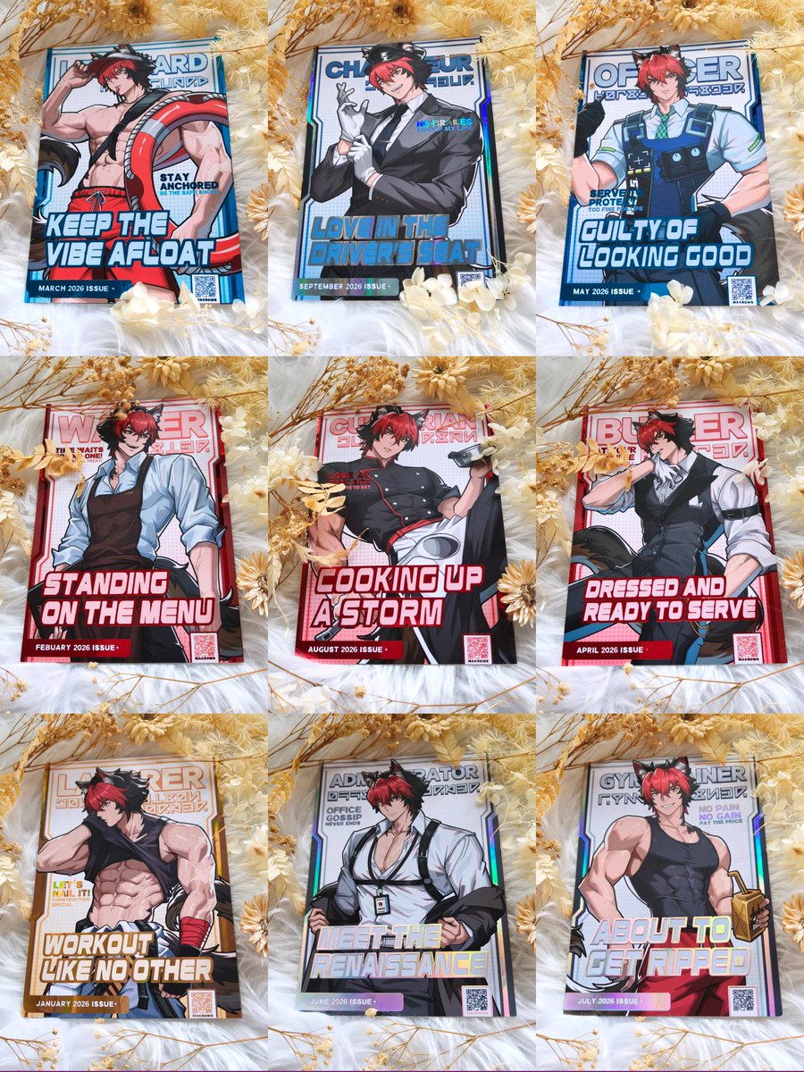 Makrows_'s tweet photo. Compiled a IRL ver of all the manato prints I currently have!! 3 more designs and I will close this series!!! The next one have been decided !!
 Visit https://t.co/YXNjxJWWJY to get them today!!

   #komano #manato #ZenlessZoneZero #ZZZeroArt  #ZZZ #狛アキ https://t.co/iManClhX78