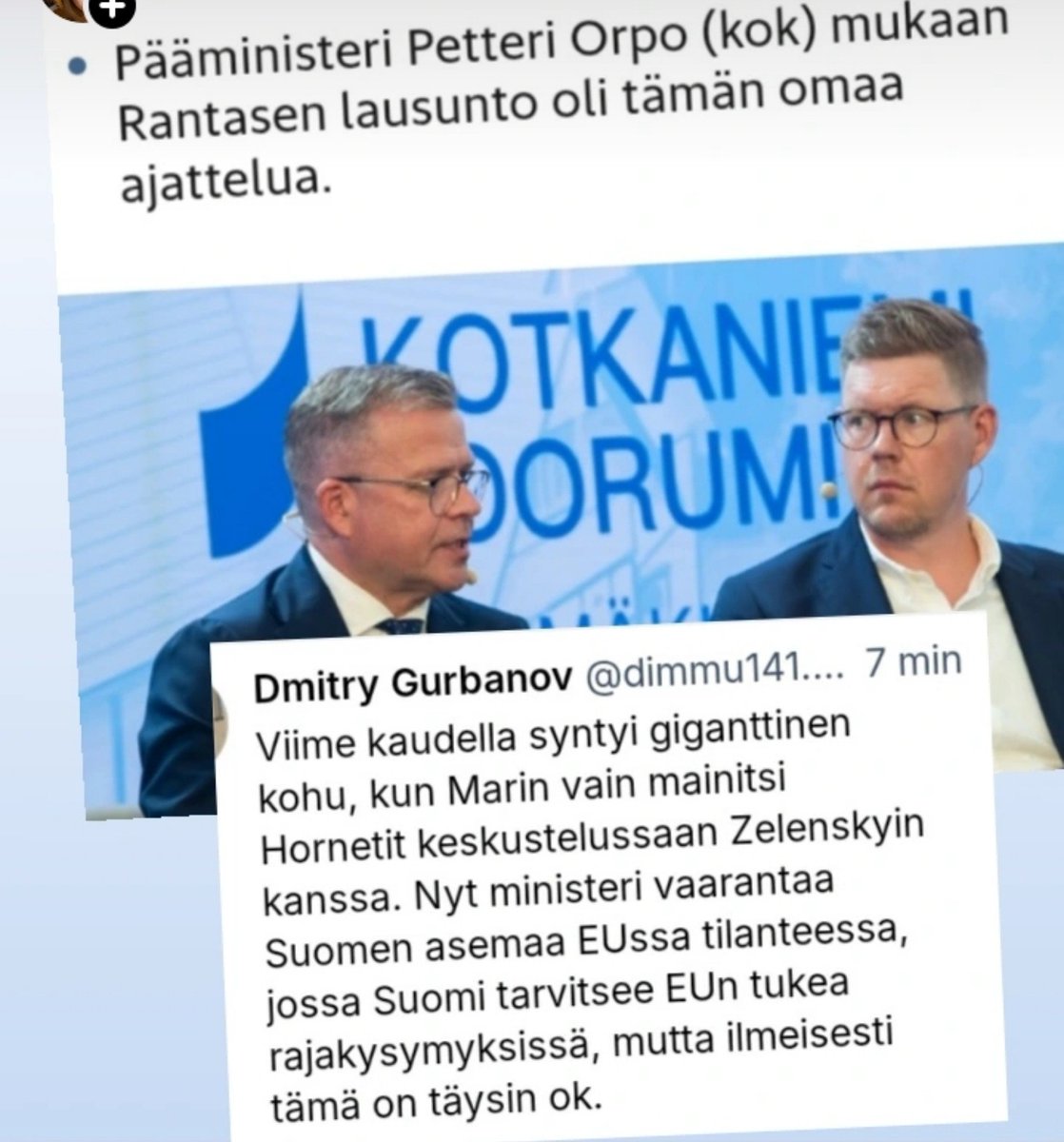 tuulimukka2's tweet photo. @PetteriOrpo  haukkui Marinin horneteista joka tv-vaalitentissä. Valtio-oikeuden as.tuntijan lausunto PM Marinin oikeudesta tehdä keskustelunavauksia ei auttanut - media toi jokaisen turpo- ja kok.miehen haukkumaan Marinin

Nyt Orpon hallitus osallistuu hydrifivaikuttamiseen https://t.co/9scSeVyh0T