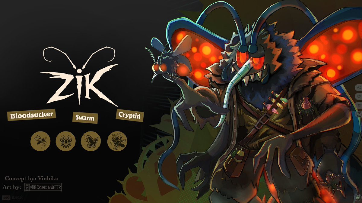 TheCrunchyWater's tweet photo. Deadlock character concept commission for @vanhiko !
super fun concept to work on 🦟

#deadlockgame #deadlockfanart #deadlock #commission #conceptart https://t.co/Rez8y41YCp