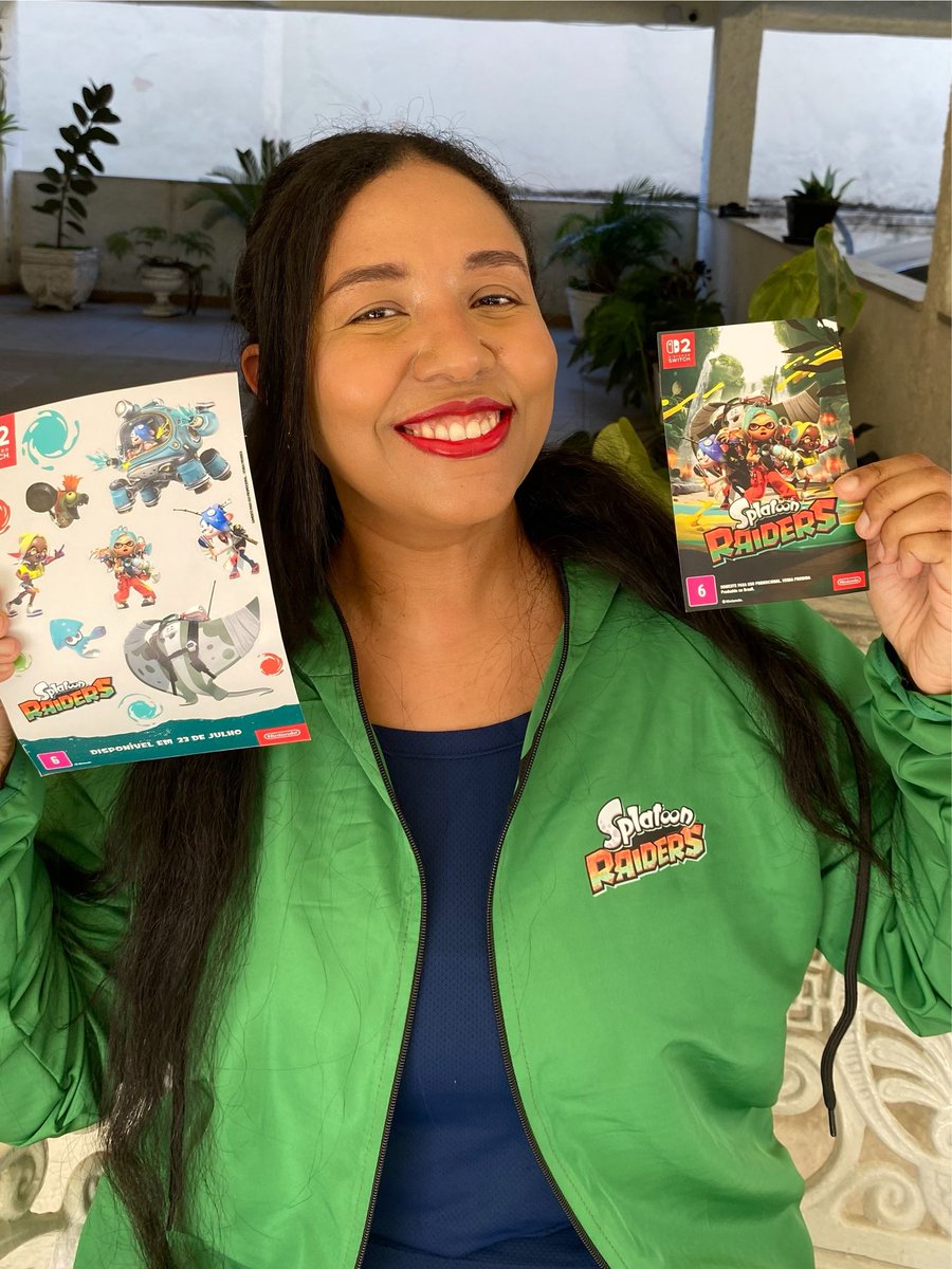andrezzabplays's tweet photo. Recebi um kit lindíssimo de Splatoon Raiders da @NintendoBrasil, muito obrigada!!! Adorei tudinho! https://t.co/QLbEegNIe1