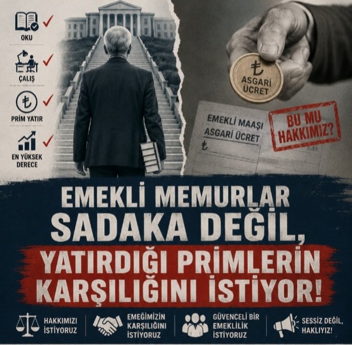 Bora82305579's tweet photo. #EmekliMemur'lar 39 aydır yarım maaş alıyor, geçinemiyor.
Açlık sınırı altında maaş alan #emekli memurlar nasıl yaşayacaklar?
#Memurlar emekli olana kadar milyonlarca lira prim ödedi Nerede bu paralar?
#MemurEmeklisineAdalet
@RTErdogan
@_cevdetyilmaz
@memetsimsek
@isikhanvedat https://t.co/OtgADp7Utu