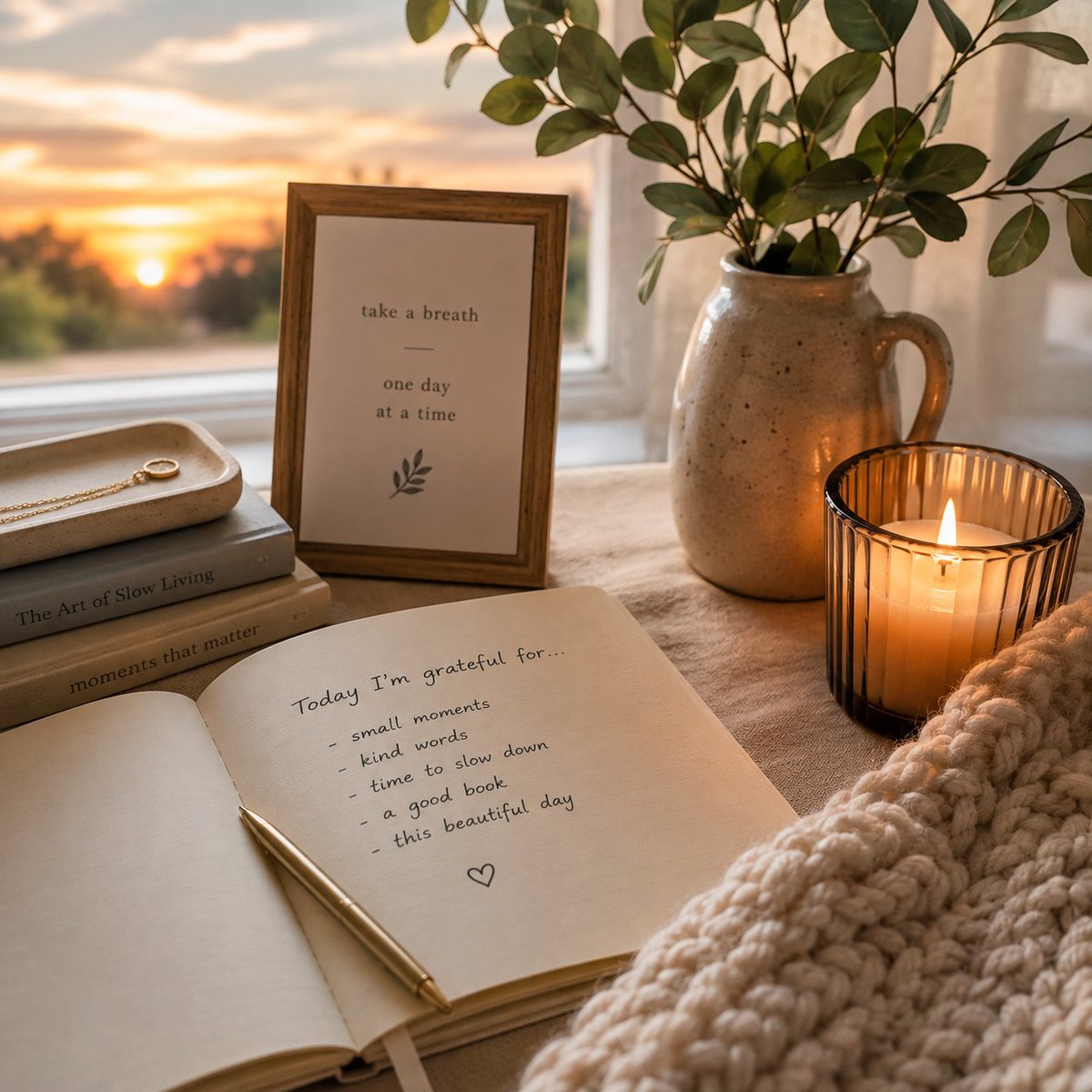 TheGramatan's tweet photo. Close the day with gratitude, not perfection.

Tomorrow is a fresh page waiting to be written.

🌿 For Every Chapter. https://t.co/QEbELK9hEd