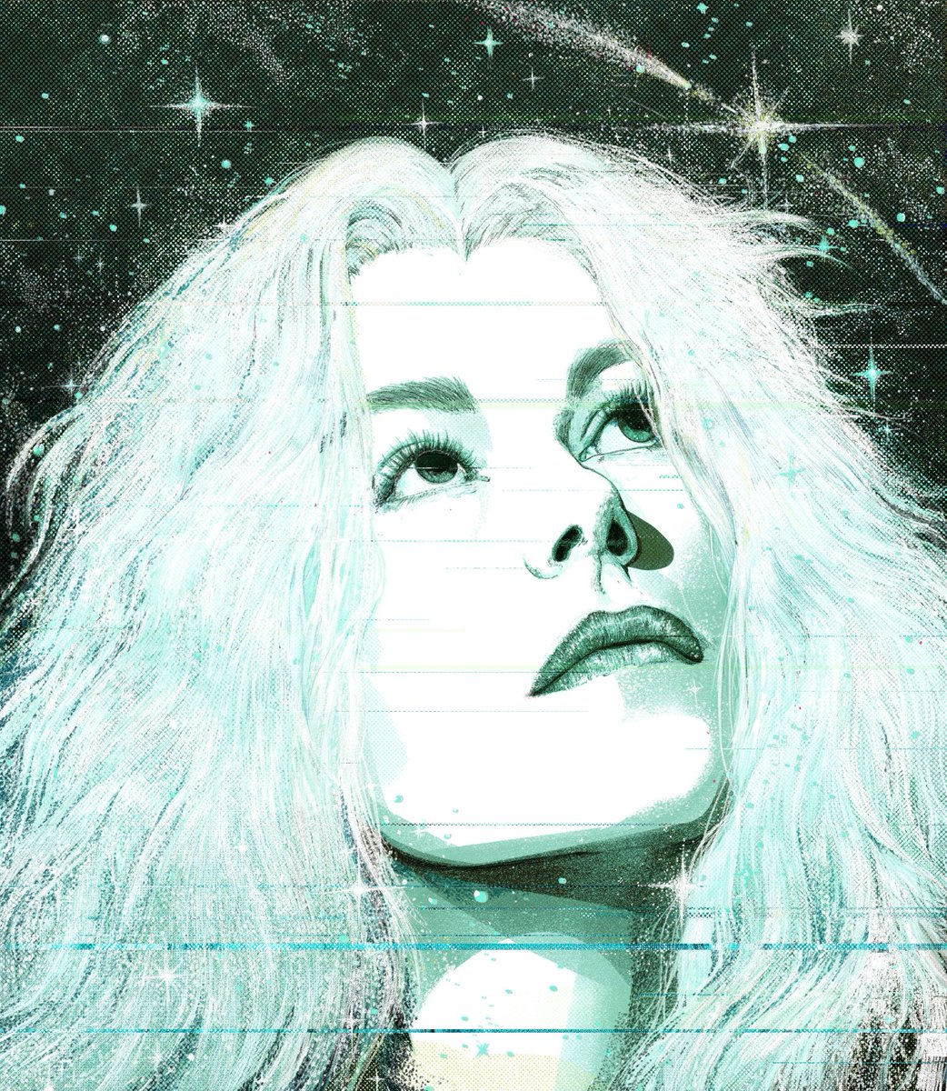 nicole_rifkin's tweet photo. i had the pleasure of drawing phoebe bridgers for rolling stone’s review of her latest album

thank you so much to toby and rolling stone for the opportunity! https://t.co/RwfJP7Naw9