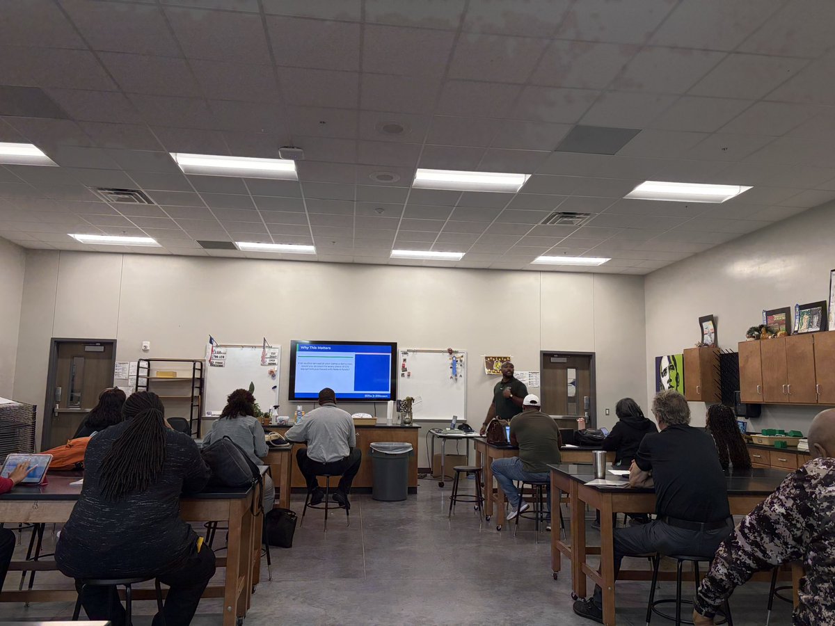EudoraOBrien's tweet photo. We’re already preparing for back to school! CTE is presenting to all CTE teachers at Job Alike today! We’re looking forward to a great year! @SpringISD_CTE https://t.co/ttnELGDUmk
