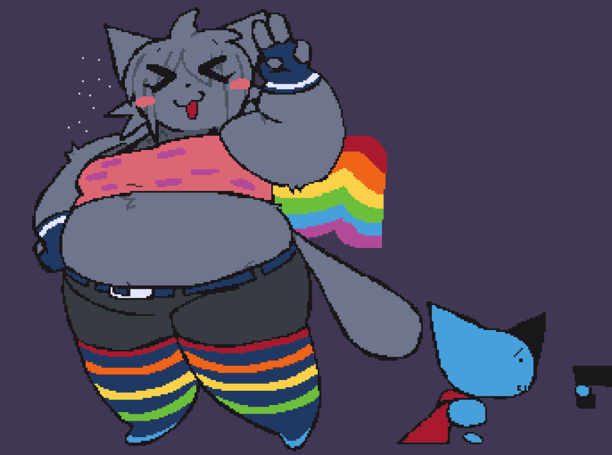 francis_gif's tweet photo. gay asym game pursuicore pursuitcore nyan because she won the poll https://t.co/Cr5iwtcB2c