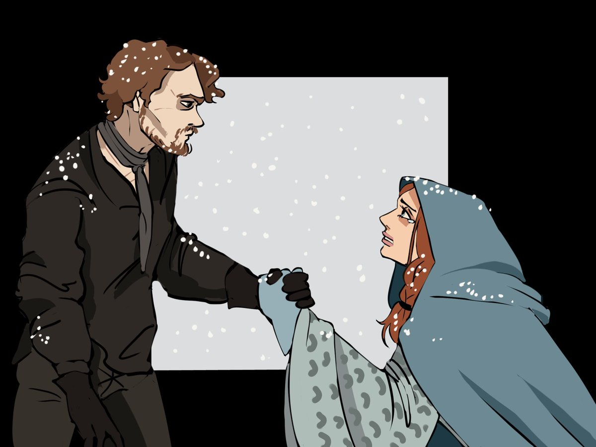 Lazydaytea's tweet photo. Stills from my recent animation #theonsa #sansa #theon https://t.co/O93xhPGsKS