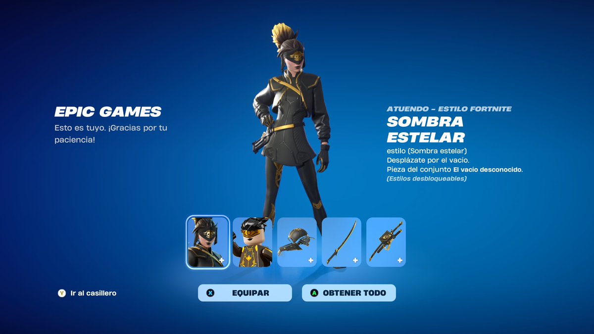 EdsonRmz981's tweet photo. ¿Quien + tiene el Estilo Sombra Estelar de Cuchilla?

#fortnite #FortniteCapitulo7Temporada3 #FortniteRunners https://t.co/RUgfX9zy2H