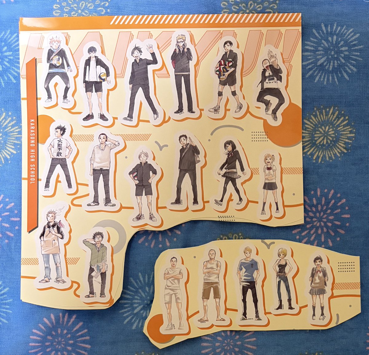 yuukii333's tweet photo. 【譲渡】ハイキュー！！
ファンパーク　ファンパ　キャラパネ軍団　ステッカー　シール

譲)画像1枚目セット(烏野セット)
日向 影山 山口 月島 縁下 田中 西谷 東峰 菅原 澤村 清水 谷地 烏養 武田

求)18円/枚＋送料

📮郵送
※画像2枚目のどちらかのセットもお迎えください https://t.co/AGXJh3oeTB
