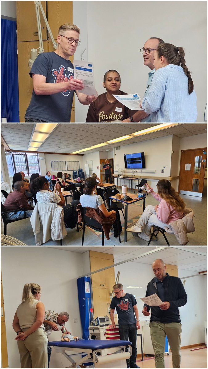 claretwiggpeckh's tweet photo. 1st Wed in August marks 37 yrs a doctor and 24 yrs of Paediatric Life Support  @UHMBT @_ALSG_ now on 7th edition and its all about #LearningThroughSimulation thankyou to the expert faculty @UHMBT #improvingperformance #collaborativelearning #ChildHealthMatters #back4more2morrow https://t.co/7GNERprgIF