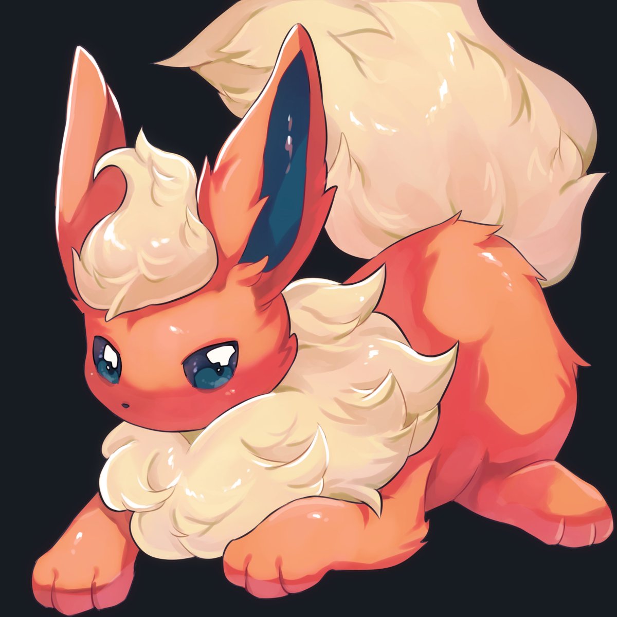 deeragons's tweet photo. Flareon 🔥 https://t.co/D4LI7wCqng