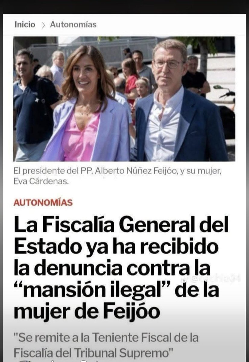 aldapa7's tweet photo. @NunezFeijoo Y te ha informado la guardia civil lo que harán con el chalet ilegal de tu novia? https://t.co/hJreLROxoS