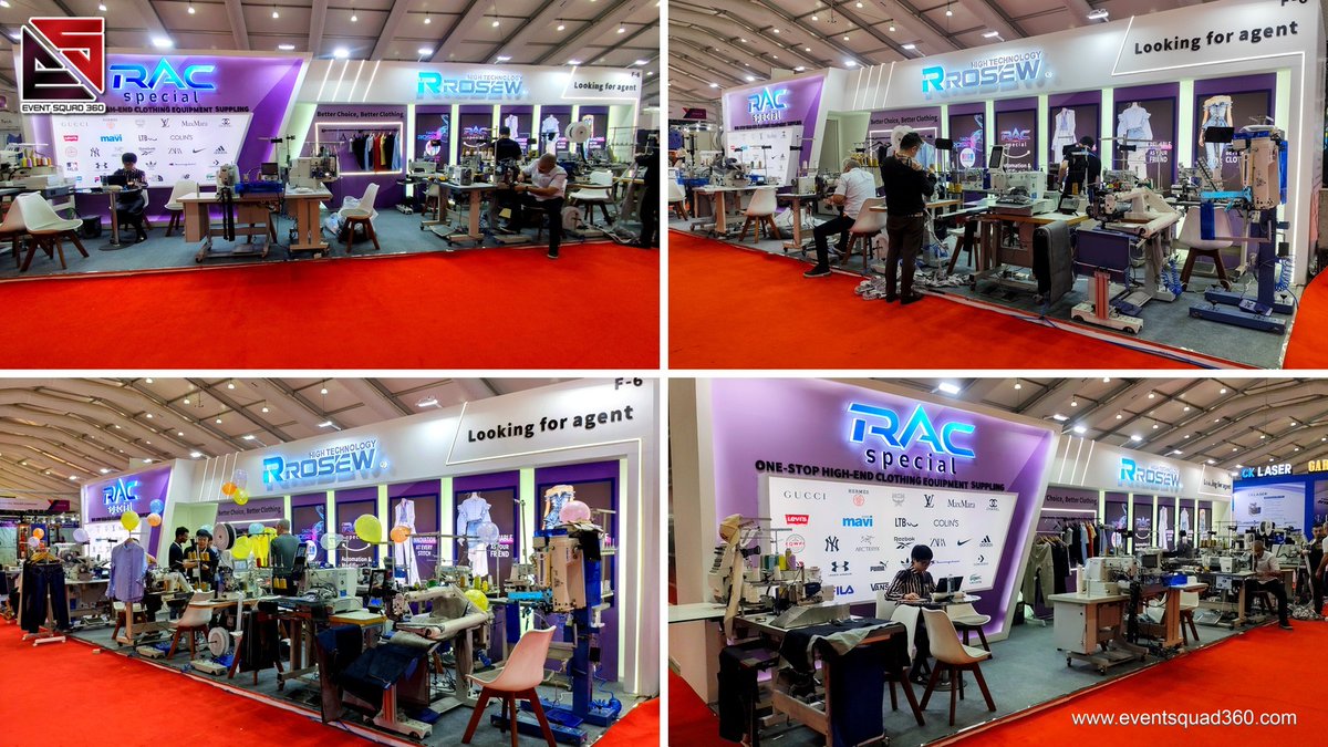 eventsquad360's tweet photo. Delivered: 10m x 3m exhibition stand for Rosew Machinery at Garment Technology Bangladesh &amp; GAPEXPO 2026.  
Design by our China-based agency partner. Full build &amp; install by Event Squad 360, Dhaka.

Let's talk👇 expo@eventsquad360.com #GAPEXPO2026 #ExhibitionStand #Bangladesh https://t.co/PjK9AmxIsj