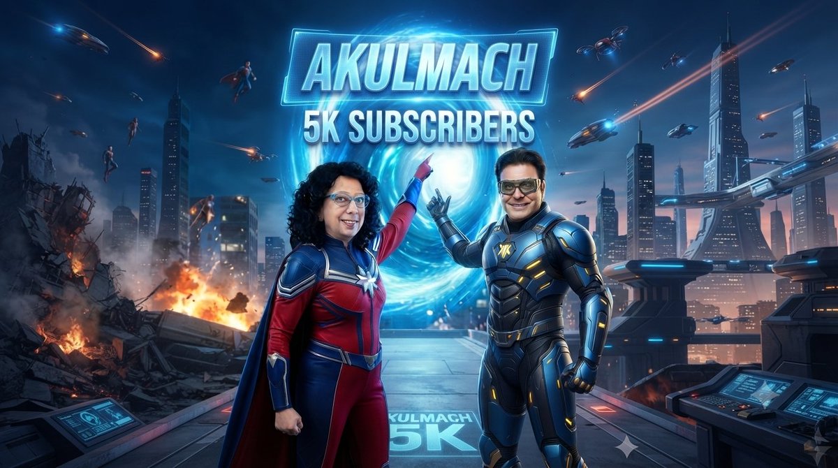 AkulmachLive's tweet photo. WE'VE OFFICIALLY CROSSED 5K SUBSCRIBERS! ๐
#Akulmach #5KSubscribers #MilestoneReached #Multiverse #NextLevel https://t.co/hV2KAnUAHN