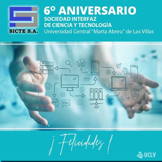portal_villa's tweet photo. La #UCLV celebra el 6.aniversario de la Sociedad de Interfaz de Ciencia y Tecnología (SICTES.A.)una entidad mercantil de capital 100% cubano, en unión con la Universidad Tecnológica de La Habana José Antonio Echeverría, que nació para promover la innovación y la colaboración. https://t.co/CknrXwyNoM