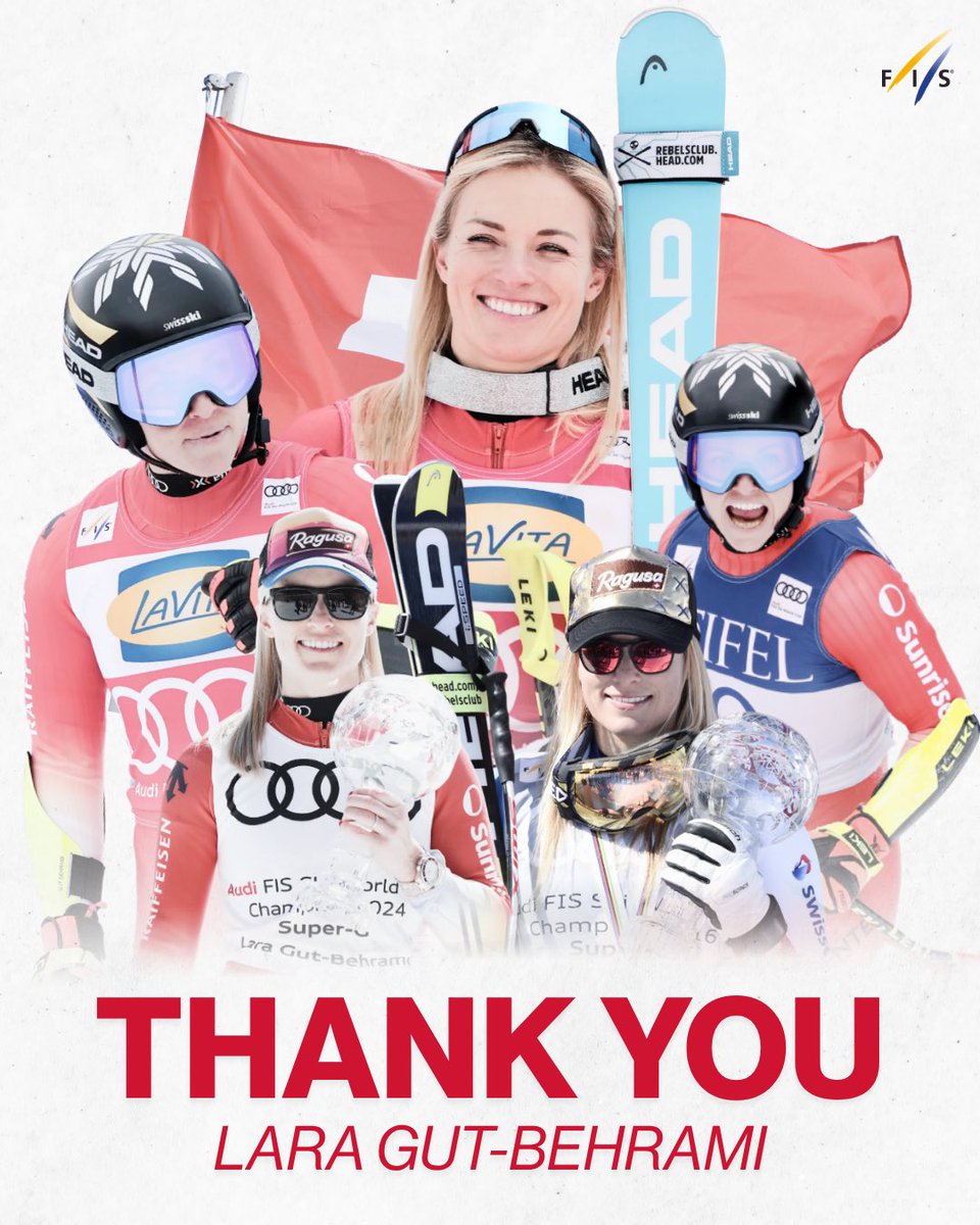 fisalpine's tweet photo. One of the greatest careers in alpine skiing comes to an end. ❤️🇨🇭🥺

Thank you, Lara, for every turn, every victory and every unforgettable moment.

#fisalpine #laragutbehrami https://t.co/9qMPlcXlRK