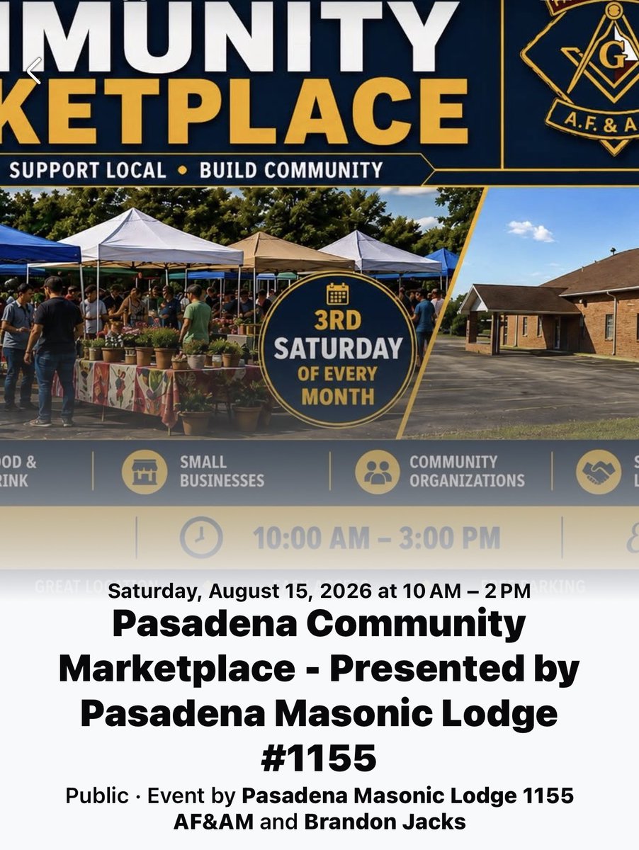 NomiCards's tweet photo. Nomi will be Hosting at the Pasadena, Texas Community Marketplace

Come by and say hello on August 15, 2026

https://t.co/YCMkmLCXf3🦋 https://t.co/zTye7tJPNh