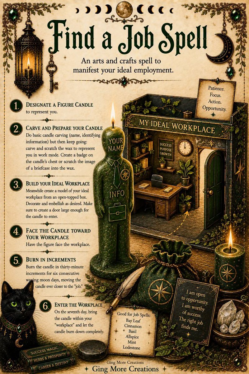 thewitchbrmclst's tweet photo. Find A Job Spell https://t.co/1sKC2NNGpR