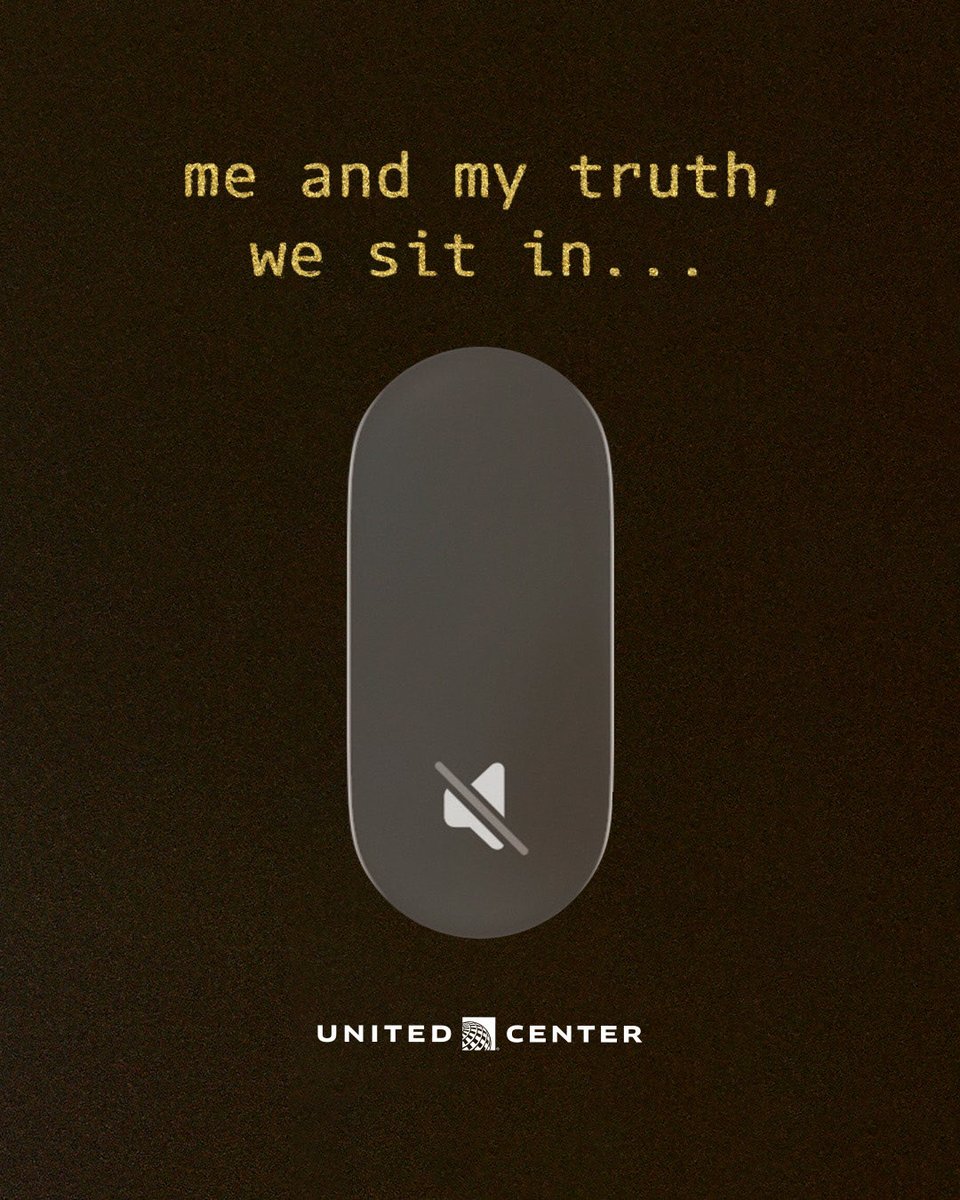 UnitedCenter's tweet photo. Friends don’t let other friends forget the ‘we can’t be friends’ challenge! 📣

Remember to be silent for six seconds after Ariana sings, “me and my truth, we sit in silence” https://t.co/yZNyntEVhu