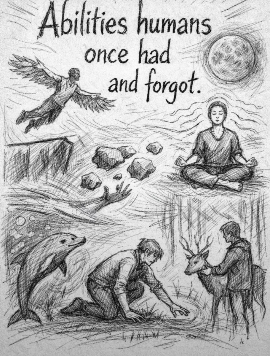 mindoverweaknes's tweet photo. Abilities humans once had and forgot.

-Thread- https://t.co/unHXWE3MaV