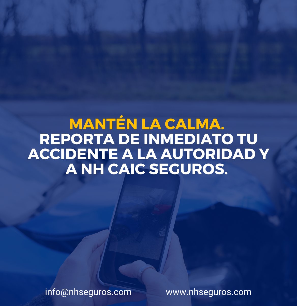 NHCAICSeguros's tweet photo. TU REPORTE ES IMPORTANTE. 🟢🟢
Si tuviste un percance, inmediatamente comunicate con nosotros para reportar tu siniestro.
Te compartimos unos datos importantes que debes considerar. #NHCAICSeguros. https://t.co/CccJHijRLn