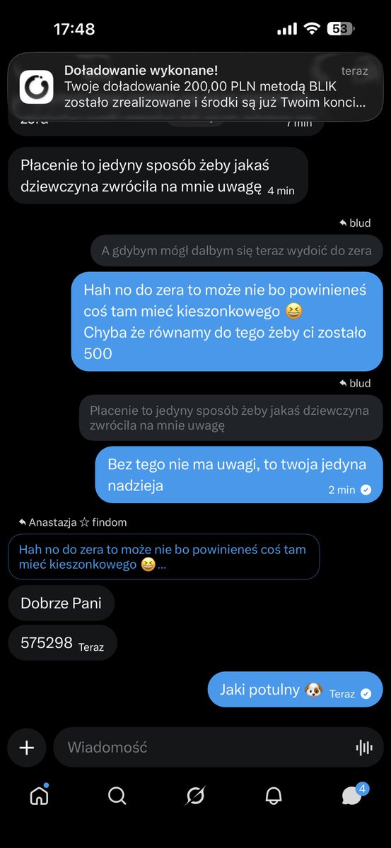 KsiezniczkaAna2's tweet photo. Niektórzy długo się zastanawiają, inni po prostu wiedzą, co wypada zrobić 😉
Kiedy ktoś zna swoje miejsce, nie trzeba niczego tłumaczyć, wszystko dzieje się dokładnie tak, jak powinno💋
A ja zawsze dostaje to co tylko sobie zapragnę!!! 🎀

#findom #blik https://t.co/DEyrXtlmUJ