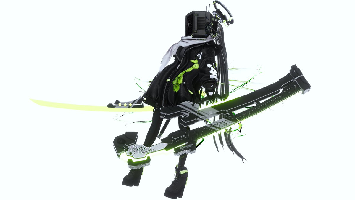 tyryan_vrc's tweet photo. 武器持たせたポージングの時が一番ウキウキしてる
#Kaguya3D 
#CYCR
#IRREGULARS https://t.co/VKTDwtRXnG
