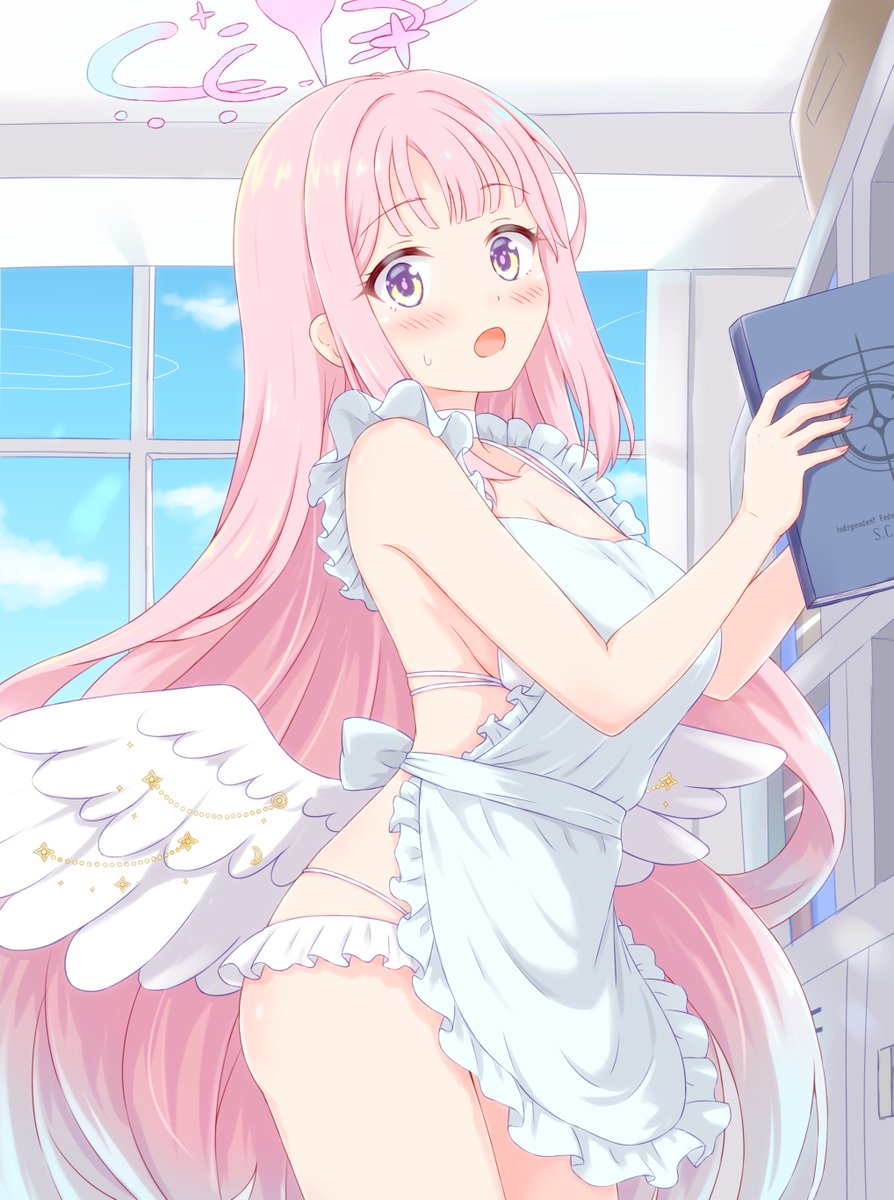 tsukimizo's tweet photo. 水着エプロンで当番してくれるミカ… https://t.co/qr7fNaLQcq