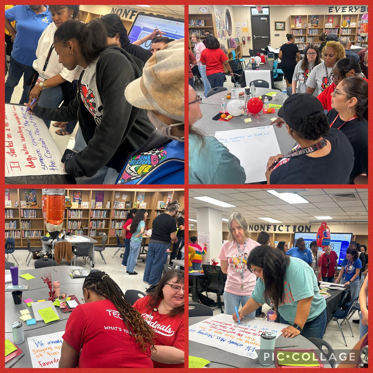 ReedAcad_AISD's tweet photo. First day back to Cardinal Land and the birds are chirping! B.I.G. Success Today!
💫 ☀️📚✍️@PrinciPalRNW08 @Heatherwjjones @maty_orozco 
@mdsandersAISD @Ms_ARMack @MsMosqueda1 @JaqueRQ1 https://t.co/fy87qR6qFm